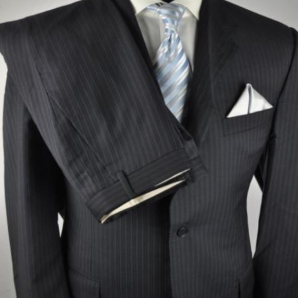 CANALI Italian Navy Modern 2Btn Suit 42L 42 L - Picture 4 of 5